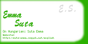 emma suta business card